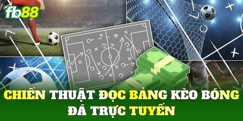 Chiến thuật đọc bảng Kèo Bóng Đá Trực Tuyến