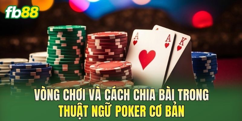 Thuật Ngữ Poker Cơ Bản Người Mới Cần Biết 2 Vòng chơi và cách chia bài trong thuật ngữ Poker cơ bản