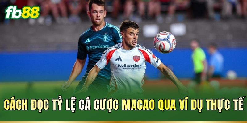 Cách đọc tỷ lệ cá cược Macao qua ví dụ thực tế